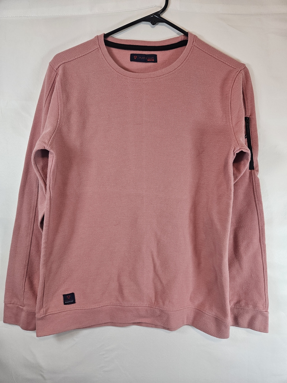 Women's Long Sleeve Crew in Dusty Rose